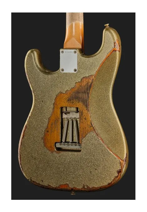 Fender 60 Strat 3TSB Relic z bliska od przodu