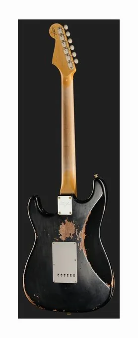 Fender 60 Strat LPB JM Relic, korpus i lakier z bliska