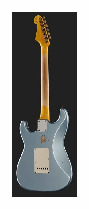 Fender 60 Strat ABLK Heavy Relic, tył korpusu
