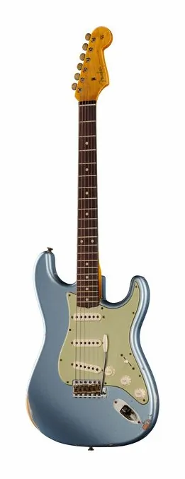 Fender 60 Strat ABLK Heavy Relic z bliska od przodu