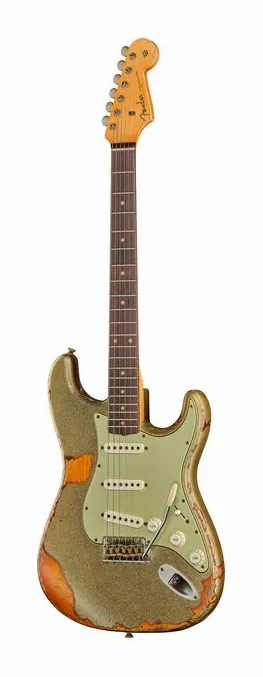 Fender 60 Strat GSoBB SuperRelic MBDB z bliska od przodu