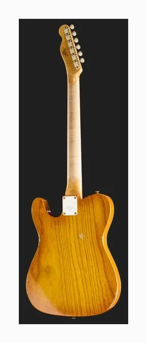 Fender 60 Tele Bigsby Relic FHB, linie korpusu z góry