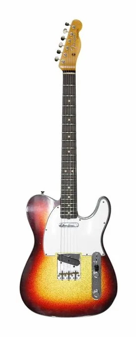 Fender 60 Tele Custom 3TSB Sparkle JM sfotografowana frontalnie