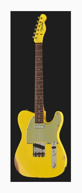 Fender 60 Tele Relic RW GYW, mostek i klucze strojcze