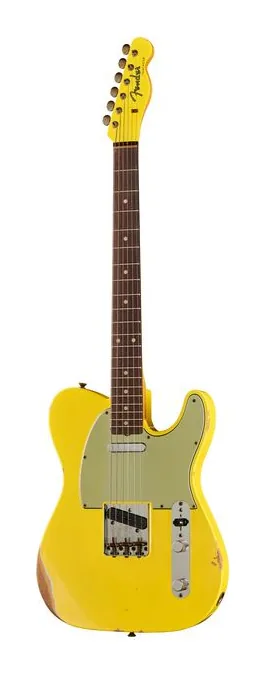 Fender 60 Tele Relic RW GYW ujęta od przodu na neutralnym tle