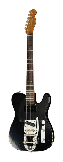 Fender 60 Tele Bigsby Rel AB sfotografowana frontalnie