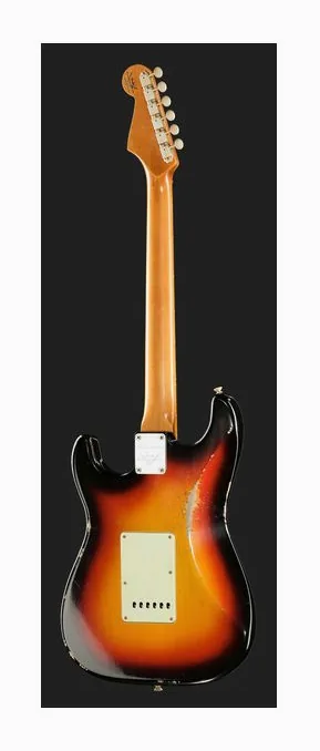Fender 60s DM II CR Strat Relic 3TSB, przełącznik przetworników i gniazdo wyjściowe