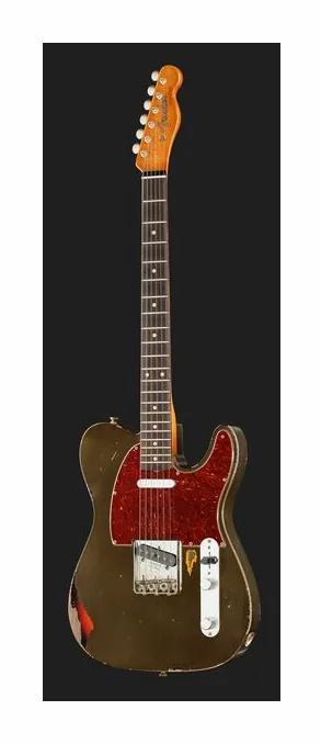 Fender 60s Tele Relic CF over 3TSB, korpus i lakier z bliska