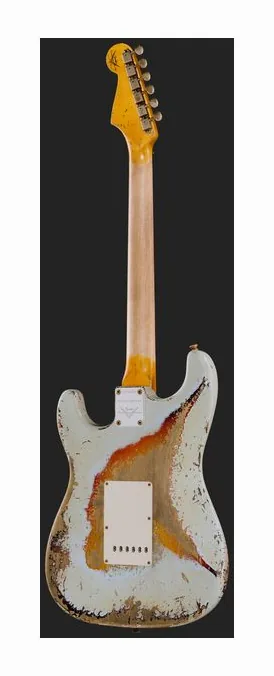 Fender '61 Bone Tone Strat ASB, przetworniki i gałki regulacji