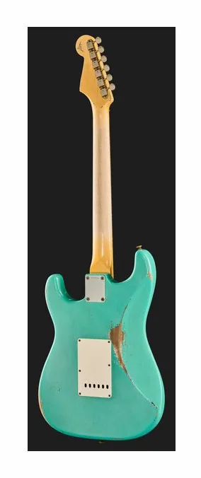 Fender 61 Strat SFG Relic HSS MBAH, mostek i klucze strojcze
