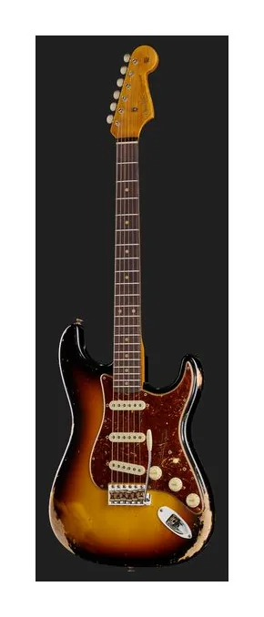 Fender 61 Strat Heavy Relic FSB, gryf i podstrunnica z boku