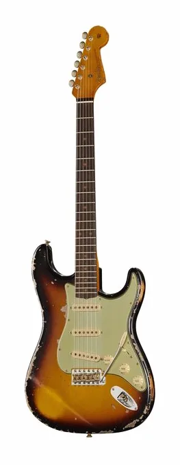 Fender 61 Strat SFA3CS Heavy Relic widziana od przodu