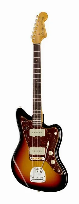 Fender 62 Jazzmaster A3CS Relic ujęta od przodu na neutralnym tle