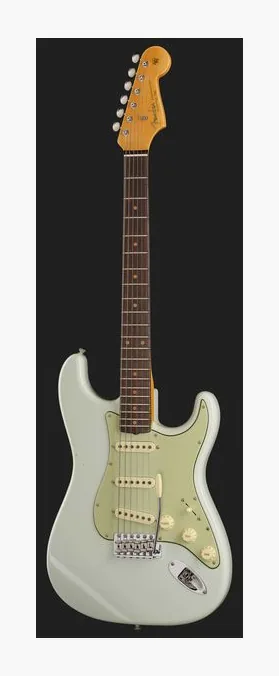 Fender 62 Poblano Strat Jmr ASB, główka z kluczami i logo