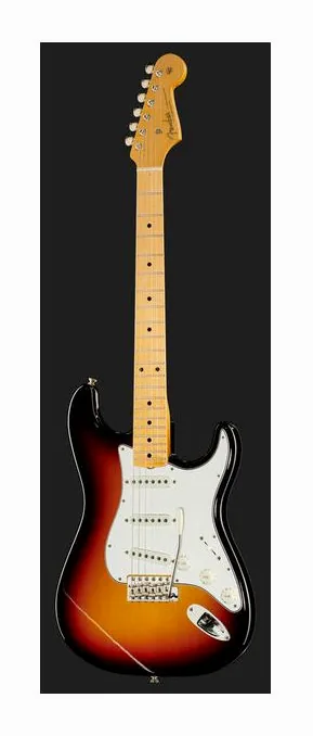 Fender 62 Strat ASR Relic ujęta od przodu na neutralnym tle