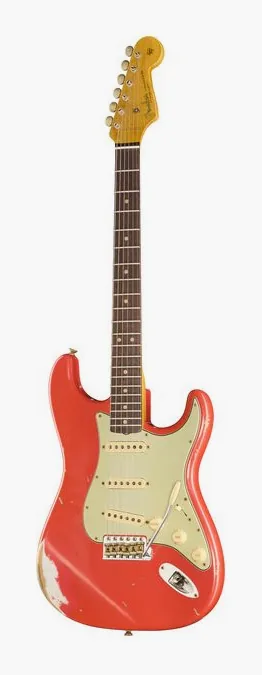 Fender 63 Strat Relic GYW HSS widziana od przodu
