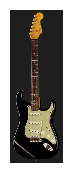 Fender 63 Strat Black Relic, tył korpusu