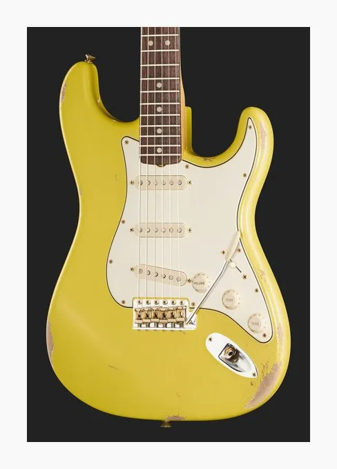 Fender 63 Strat Relic GRY MBDB, przełącznik przetworników i gniazdo wyjściowe