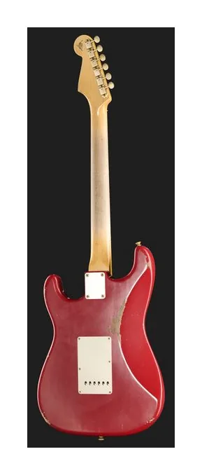 Fender 63 Strat RW Black Relic HSS, przełącznik przetworników i gniazdo wyjściowe