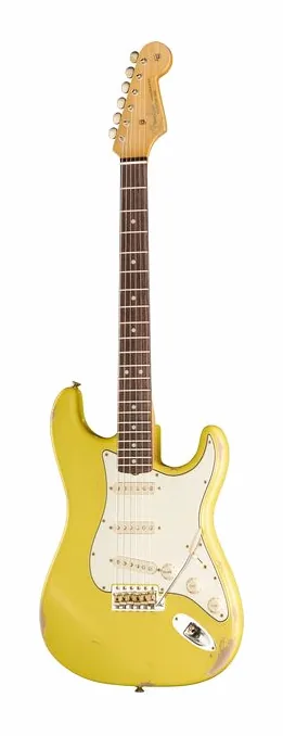 Fender 63 Strat Relic GRY MBDB sfotografowana frontalnie