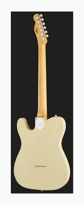 Fender 63 Telecaster V White JM LTD, linie korpusu z góry