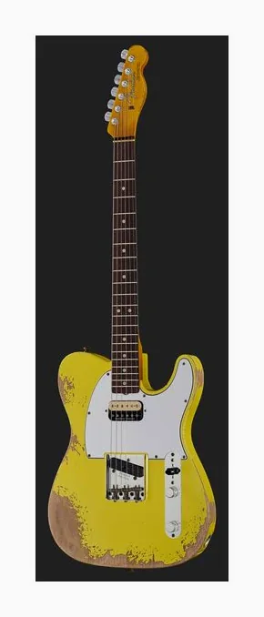 Fender 64 Tele HS GFY Heavy Relic, gryf i podstrunnica z boku