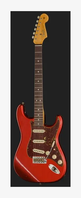 Fender 65 Strat CAR JM Relic, przetworniki i gałki regulacji