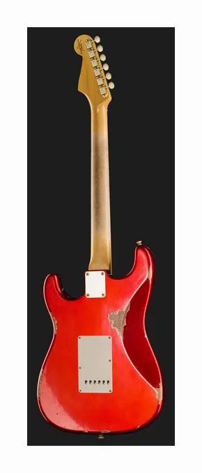 Fender 65 Strat CAR Relic, przetworniki i gałki regulacji