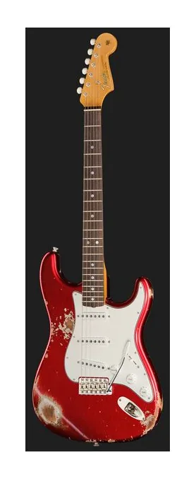 Fender 65 Strat CAR Heavy Relic, przełącznik przetworników i gniazdo wyjściowe