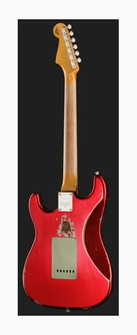 Fender 65 Strat CAR Heavy Relic, mostek i klucze strojcze