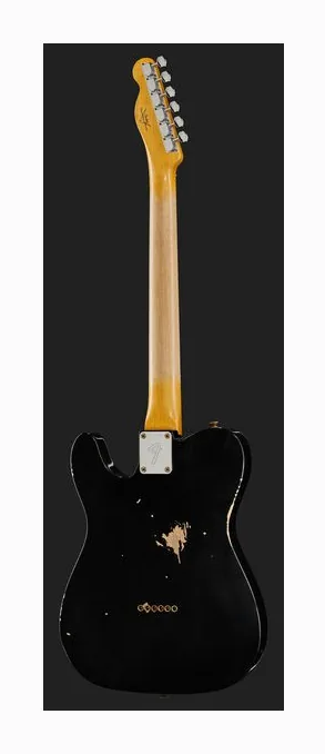 Fender 67 Tele BLK Relic, tył korpusu