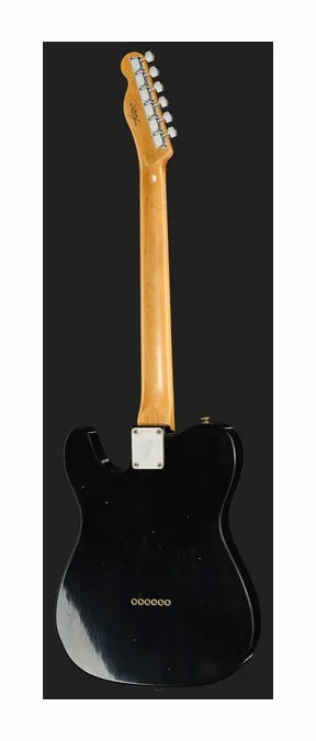 Fender 67 Tele Black JM Relic, tył korpusu