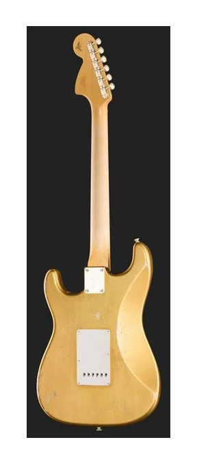 Fender 68 Strat AZG P-90 MBAH, profil boczny korpusu