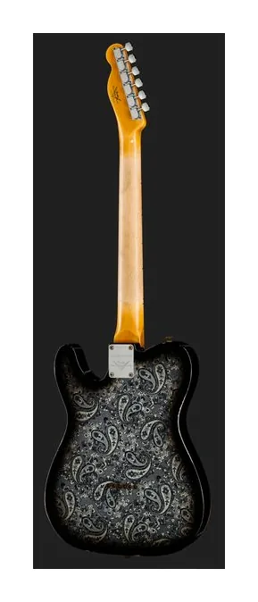 Fender 68 Tele Black Paisley Relic, gryf i podstrunnica z boku