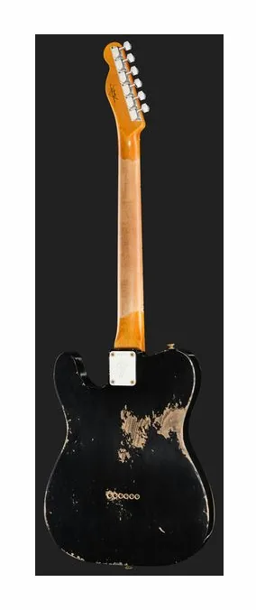 Fender '70s Tele Custom Black HR LTD, profil boczny korpusu