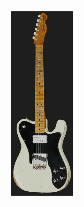 Fender '70s Tele Custom Black HR LTD sfotografowana frontalnie