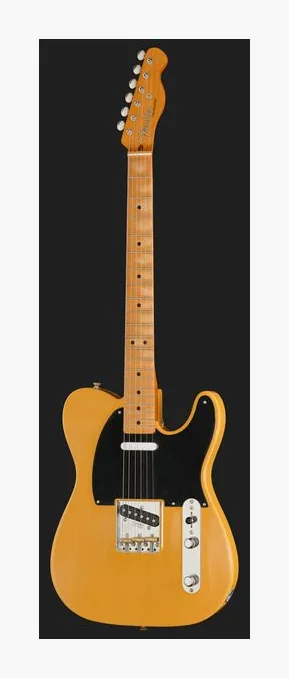 Fender 75th Anniv Am Ultra II Tele LG z bliska od przodu