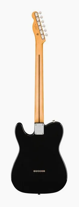 Fender 75th Player II Bari Tele BLK, główka z kluczami i logo