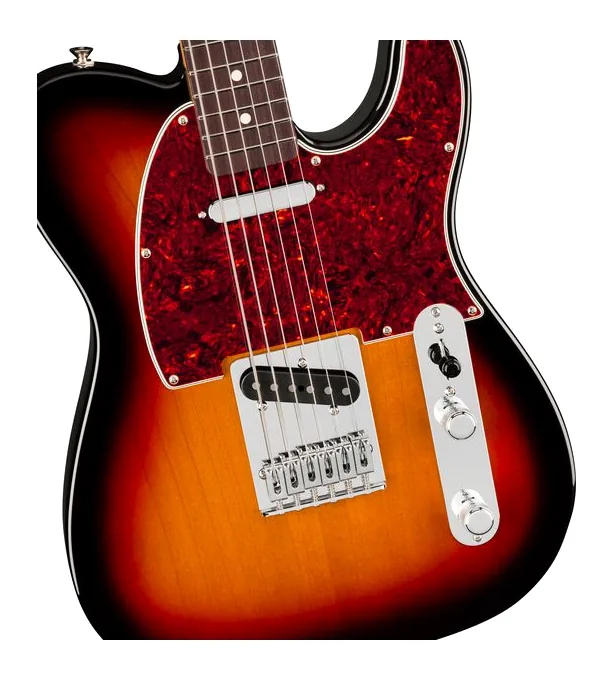 Fender 75th Player II Bari Tele 3CSB, przetworniki i gałki regulacji
