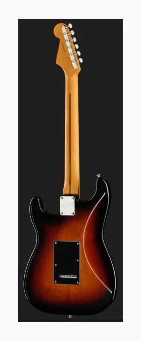 Fender Am Pro Clsc Strat HSS MN 3TS, korpus i lakier z bliska