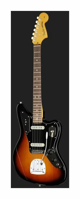 Fender Am Pro Clsc Jaguar RW 3TS, przełącznik przetworników i gniazdo wyjściowe
