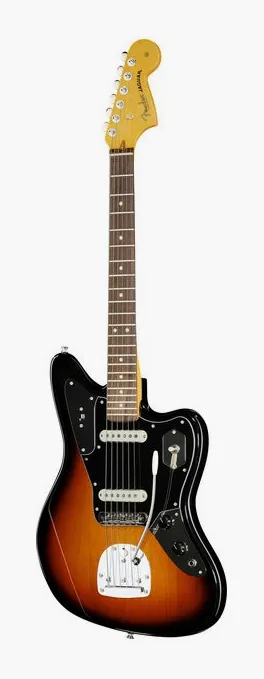 Fender Am Pro Clsc Jaguar RW 3TS z bliska od przodu