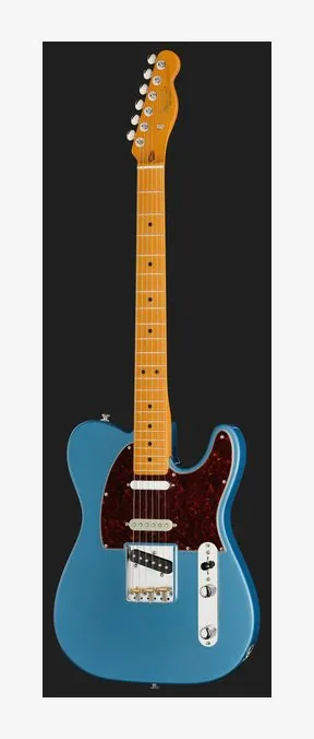 Fender Am Pro Clsc Tele SSS MN FLPB, linie korpusu z góry