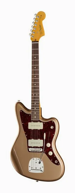 Fender Am Pro Clsc Jazzm RW FFMG ujęta od przodu na neutralnym tle
