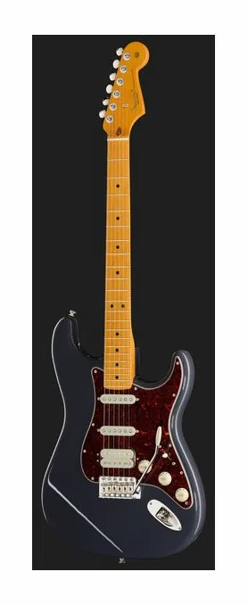 Fender Am Pro Clsc Strat HSS MN FBLK, profil boczny korpusu