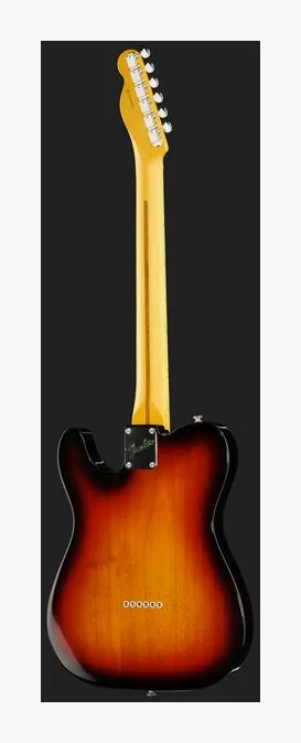 Fender Am Pro Clsc Tele SSS MN 3TS, linie korpusu z góry