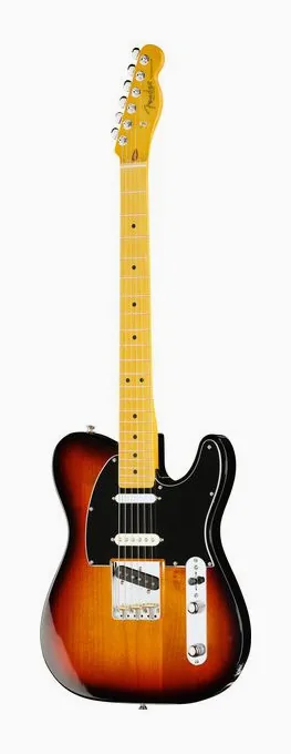 Fender Am Pro Clsc Tele SSS MN 3TS z bliska od przodu