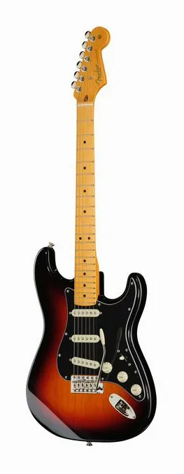 Fender Am Pro Clsc Strat MN 3TS widziana od przodu