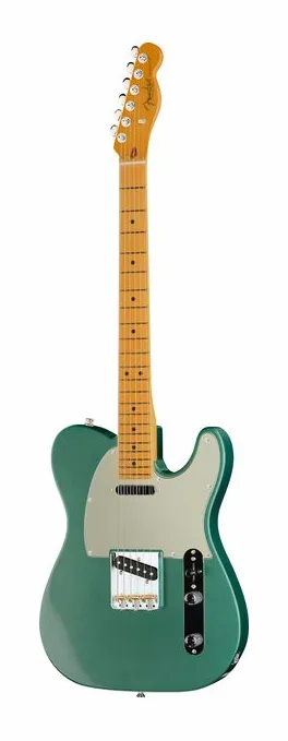Fender Am Pro Clsc Tele MN FSGM ujęta od przodu na neutralnym tle