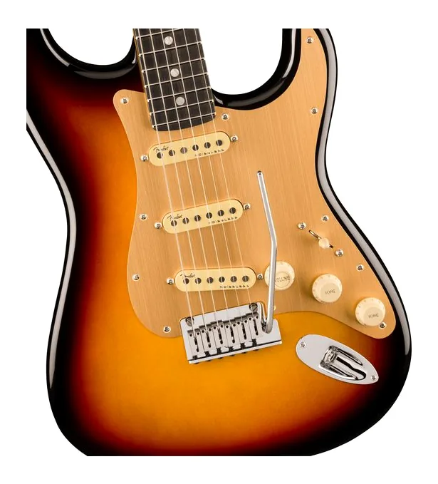 Fender Am Ultra II Strat EB UBST, profil boczny korpusu